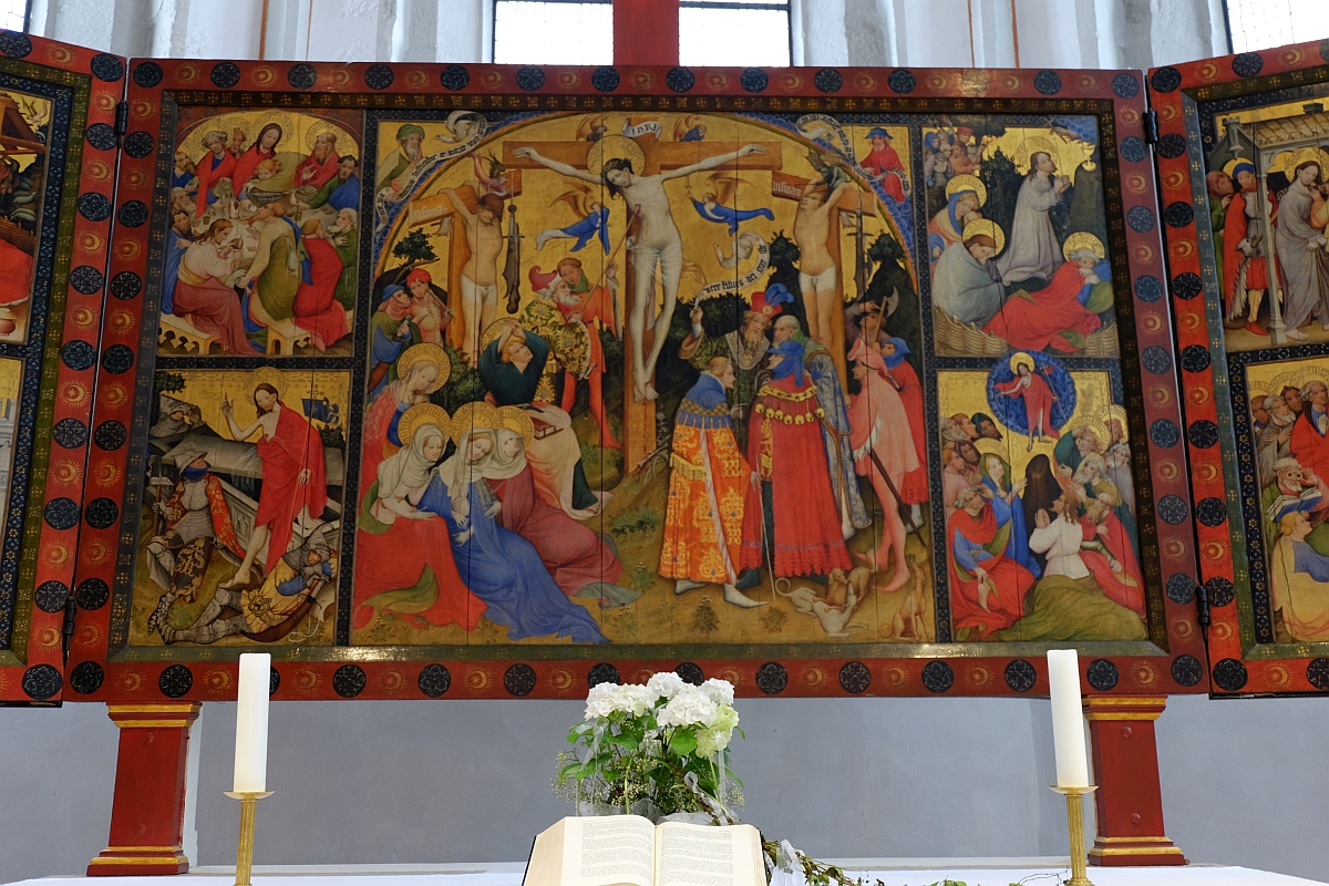 Bad Wildungen · Stadtkirche · Flügelaltar (Ausschnitt)