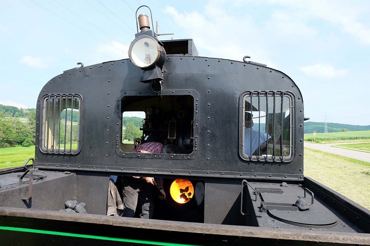 Kandertalbahn · Mai 2017 · Dampflokomotive