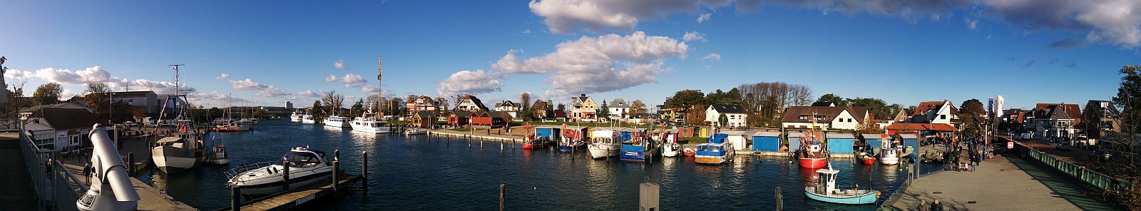 Bad Niendorf an der Ostsee - Hafenpanorama · 30. Oktober 2017