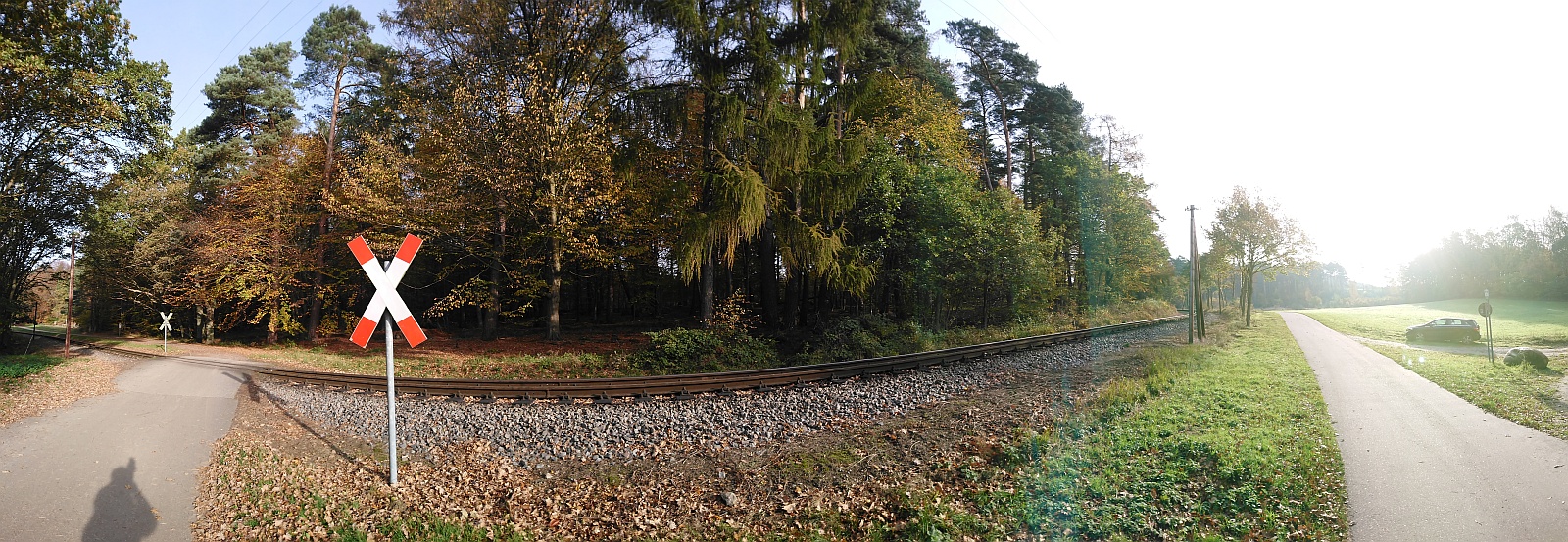 An der Bahnstrecke zwischen Granitz und Sellin auf Rügen