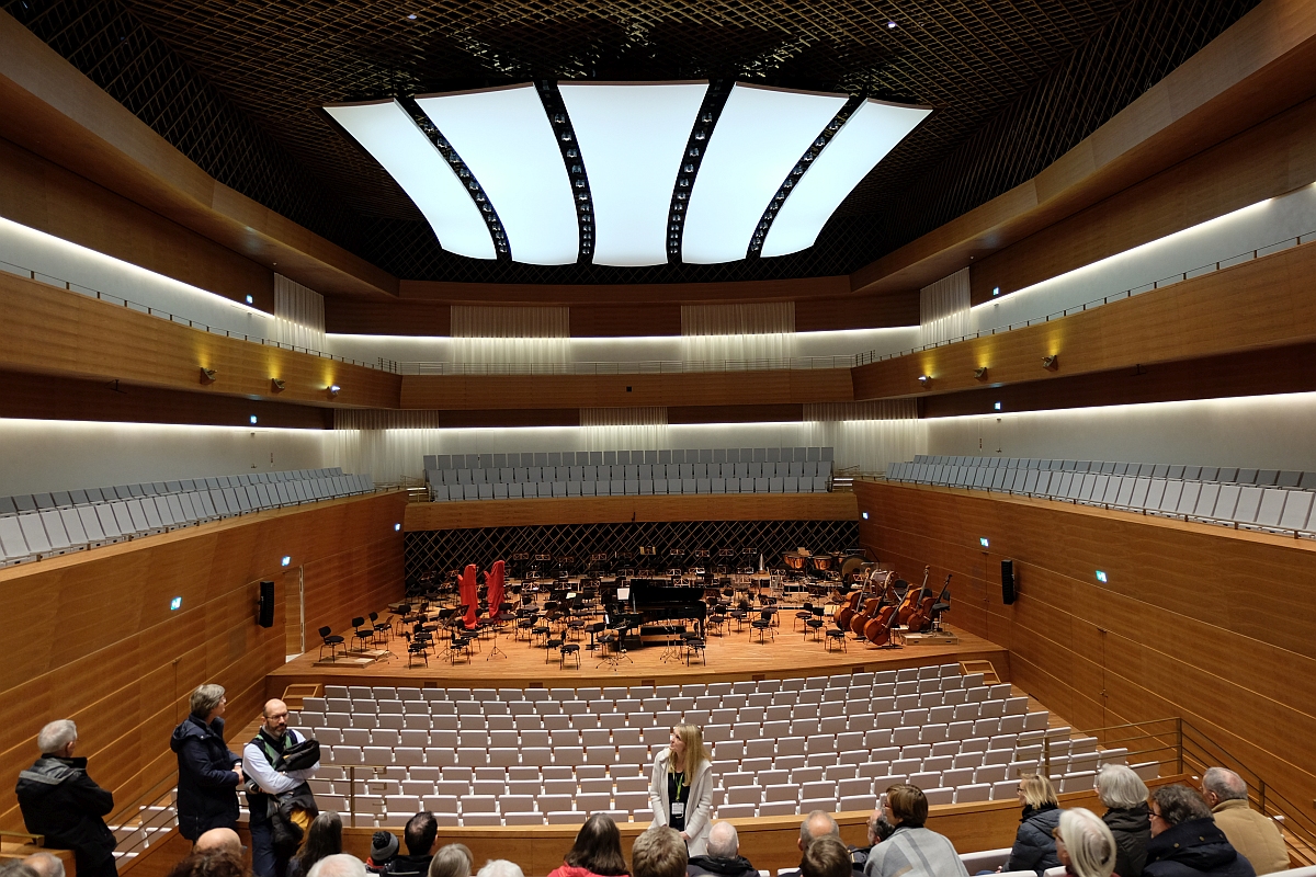 Anneliese Brost Musikforum Ruhr in Bochum an und in der Marienkirche - Blick in den großen Saal