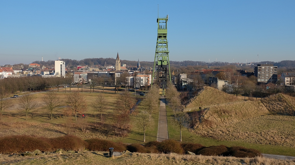 Castrop-Rauxel · ehemaliges Zechengelände und Förderturm ERIN