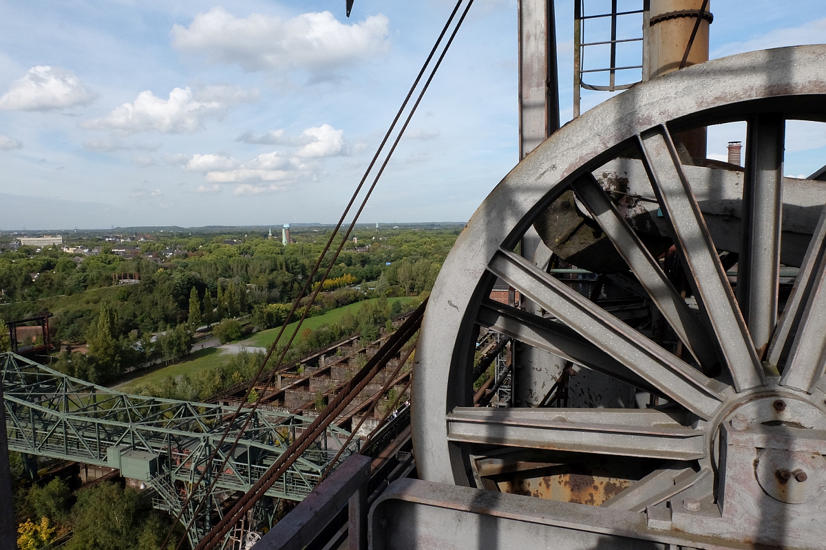 Landschaftpark Duisburg Nord · Blick vom Hochofen · 1. Oktober 2017